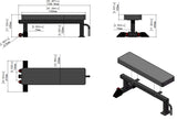 <transcy>URKRAFT Robust flat bench</transcy>