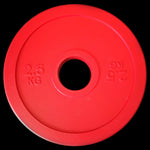 <transcy>Rubber coated weight discs</transcy>