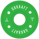 <transcy>URKRAFT calibrated rubber-coated weight discs</transcy>