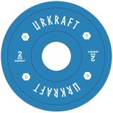 <transcy>URKRAFT calibrated rubber-coated weight discs</transcy>