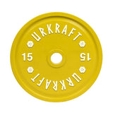 <transcy>URKRAFT calibrated steel plates for powerlifting</transcy>